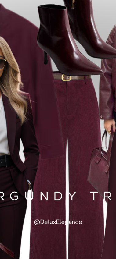 Burgundy trend a